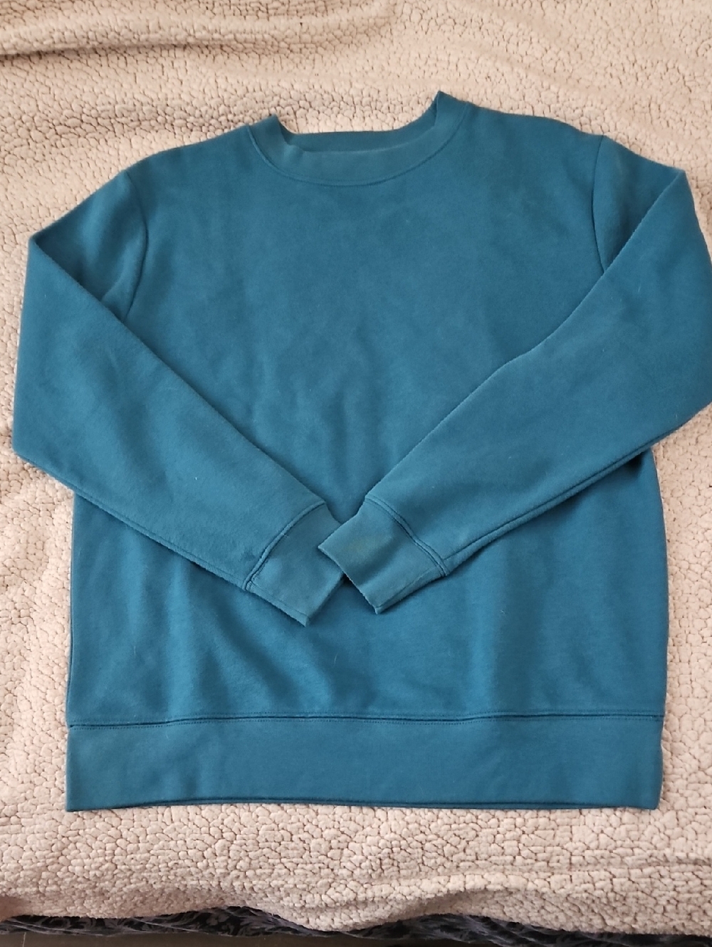 Women"s Teal Crewneck Sweatshirt - Size M